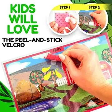 Wily Fox USA Sensory Busy Book Toys Autistic Children, Toddler Speech Therapy Activity Board Toys Montessori Educational Learning Toys, Autistic Toys Book, Montessori Toys for Toddlers (Speech Therapy