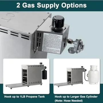 Affordable GASPRO 1500℉ Infrared Steak Grill for Home Cooking