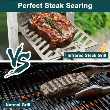 Affordable GASPRO 1500℉ Infrared Steak Grill for Home Cooking