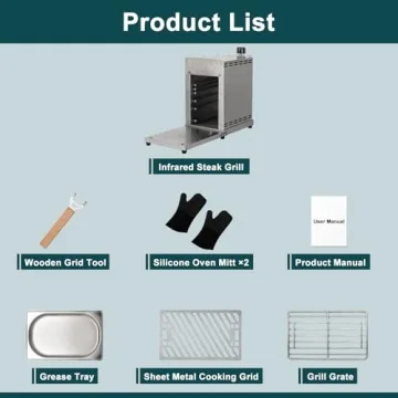 Affordable GASPRO 1500℉ Infrared Steak Grill for Home Cooking