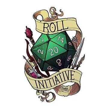 MAGNET Roll Initiative 5" Car Sticker & Decal