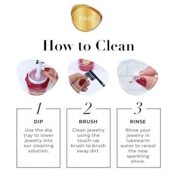 Premium Jewelry Cleaning Kit for Gold & Silver - 2 Jars