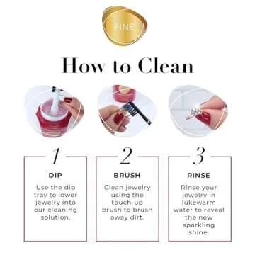 Premium Jewelry Cleaning Kit for Gold & Silver - 2 Jars