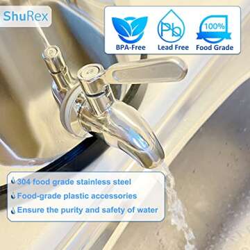 Replacement Stainless Steel Spigot for Berkey Water Filters