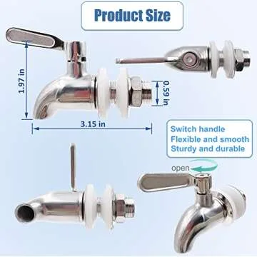 Replacement Stainless Steel Spigot for Berkey Water Filters