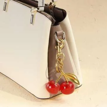 Flexita Cherry Bag Charm Stylish Keykeychain for Fashion Lovers