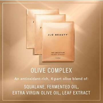 JLO BEAUTY That Limitless Glow Face Mask, 3 Pack