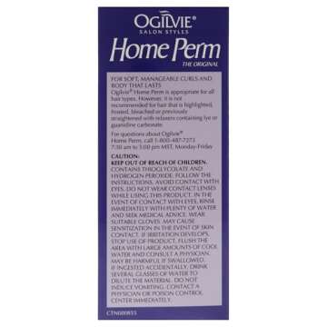 Ogilvie Salon Styles Home Perm The Original - For Color Treated, Thin, or Delicate Hair - 1 Application