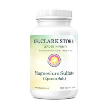 Dr. Clark Magnesium Sulfate - Constipation and Liver Cleanse