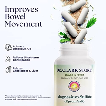 Dr. Clark Magnesium Sulfate - Constipation and Liver Cleanse