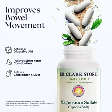 Dr. Clark Magnesium Sulfate - Constipation and Liver Cleanse