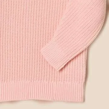 Amazon Essentials x Sofia Grainge Unisex Babies' Pullover Sweater, Light Pink, 12 Months