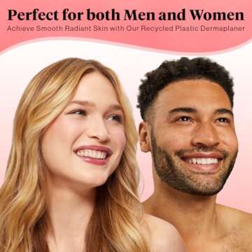 Kitsch Dermaplaning Tool - Face Razors for Women and Men, Eyebrow Trimmer and Face Shaver, Facial Hair Removal, Facial Razors for Women and Men, Dermaplane Razor - 6 pc Blush