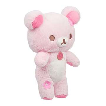 Korilakkuma Cherry Blossom Plush - 13.5" Super Soft Toy