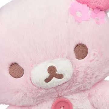 Korilakkuma Cherry Blossom Plush - 13.5" Super Soft Toy