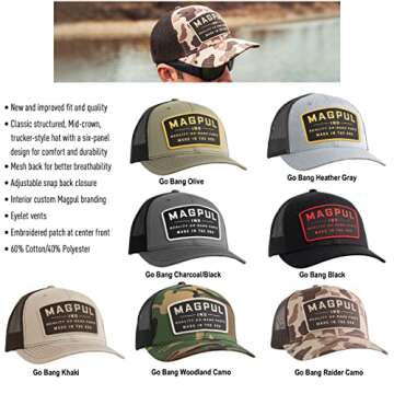 Magpul Snap Back Baseball Cap - Stylish & Comfortable