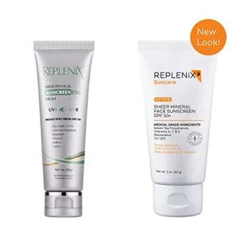 Replenix Sheer Physical Sunscreen Cream SPF 50+ 2 oz