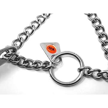 Herm Sprenger Stainless Steel Prong Dog Training Collar Ultra-Plus Pet Pinch Collar No-Pull Collar for Dogs Anti Pull Training Collar Made in Germany 3.2mm x 23in Medium