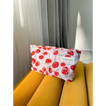 Discover The Summer Swan Large Aesthetic Makeup Bag