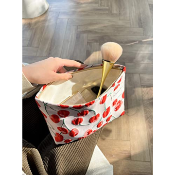 Discover The Summer Swan Large Aesthetic Makeup Bag