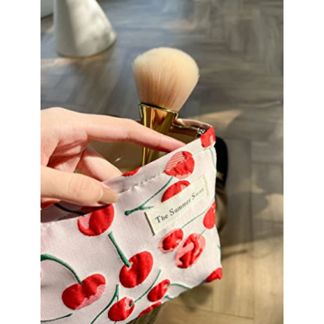 Discover The Summer Swan Large Aesthetic Makeup Bag