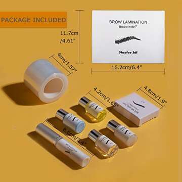 Eyebrow Lamination Brow Lifting Kit - Easy Home & Salon Use