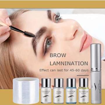Professional DIY Eyebrow Lamination Kit for Stunning Results