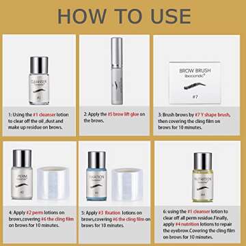 Professional DIY Eyebrow Lamination Kit for Stunning Results