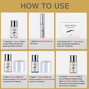 Professional DIY Eyebrow Lamination Kit for Stunning Results