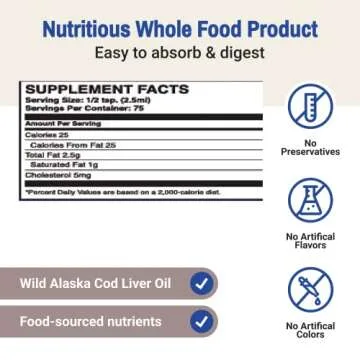 Green Pasture Fermented Cod Liver Oil Liquid Unflavored 6.1 Fl Oz