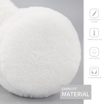 YATANAM Winter Ear Muffs Soft Warm Foldable Women Kids