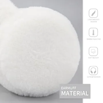 YATANAM Winter Ear Muffs Soft Warm Foldable Women Kids