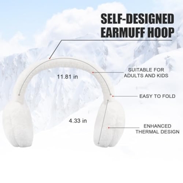YATANAM Winter Ear Muffs Soft Warm Foldable Women Kids