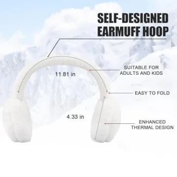 YATANAM Winter Ear Muffs Soft Warm Foldable Women Kids