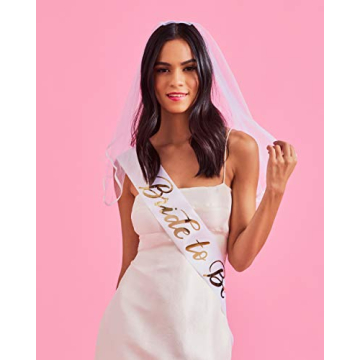 xo, Fetti Bachelorette Sash and Veil Kit for Celebrations