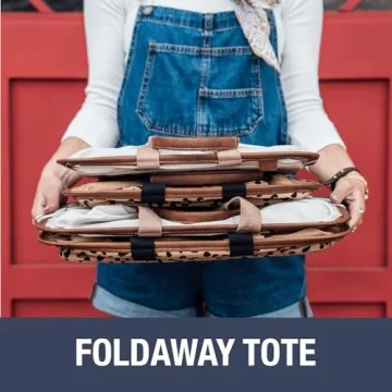 CleverMade Collapsible LUXE Tote - Stylish and Practical Utility Bag