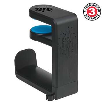 ENHANCE PC Gaming Headphone Holder - Desk Headphone Hanger Esports Headset Holder with Adjustable 36...