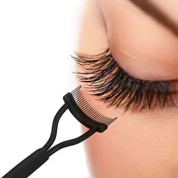 2 Pcs 17IF Eyelash Comb for Clump-Free Lashes