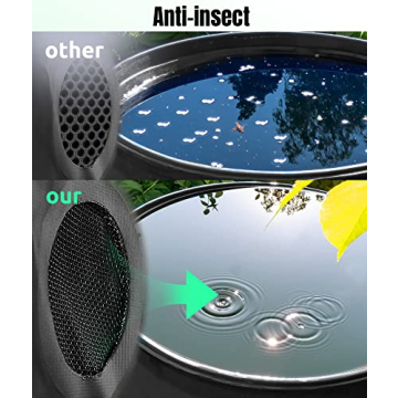 FAMIROSA 53 Gallon Collapsible Rain Barrel Eco Water Collection