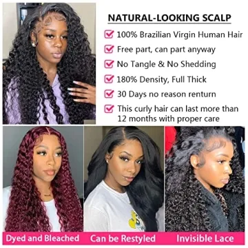 Stunning Bangjazz 13x4 Deep Wave Lace Front Wig Human Hair