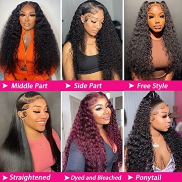 Stunning Bangjazz 13x4 Deep Wave Lace Front Wig Human Hair