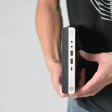 HP EliteDesk 800 G4 Mini Desktop with Core i5 and SSD