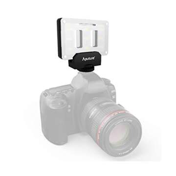 Aputure Amaran AL-M9 Lighting Up Pocket Sized LED CRI/TLCI 95+ 9 SMD Bulbs 9 Steps Dimming 5500K Max 900lux Internal Battery with Micro-USB Charging for Sony Canon Nikon