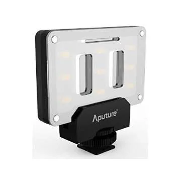 Aputure Amaran AL-M9 Lighting Up Pocket Sized LED CRI/TLCI 95+ 9 SMD Bulbs 9 Steps Dimming 5500K Max 900lux Internal Battery with Micro-USB Charging for Sony Canon Nikon