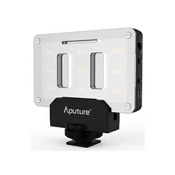 Aputure Amaran AL-M9 Lighting Up Pocket Sized LED CRI/TLCI 95+ 9 SMD Bulbs 9 Steps Dimming 5500K Max 900lux Internal Battery with Micro-USB Charging for Sony Canon Nikon