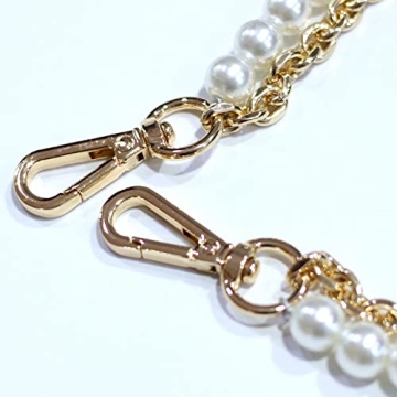 Stylish Imitation Pearl Purse Strap for All Bags 23.6"