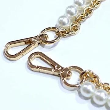Stylish Imitation Pearl Purse Strap for All Bags 23.6"