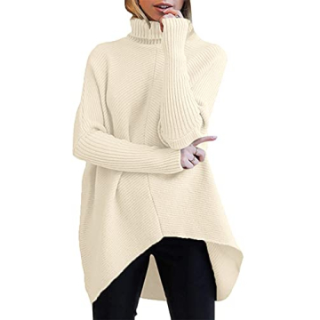 Stylish ANRABESS Turtleneck Oversized Sweater