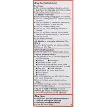 Motrin Children's Pain Reliever and Fever Reducer, 4 Fluiduid Ounce (Pack of 2)