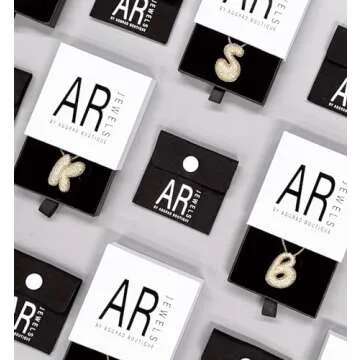 AGGRAD Gold Personalized Initial Necklace for Women